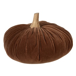 [65425] Decorazione Zucca Marrone Ø 25x16 cm