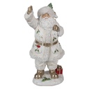 Decoration Santa Claus White 14x16x31 cm