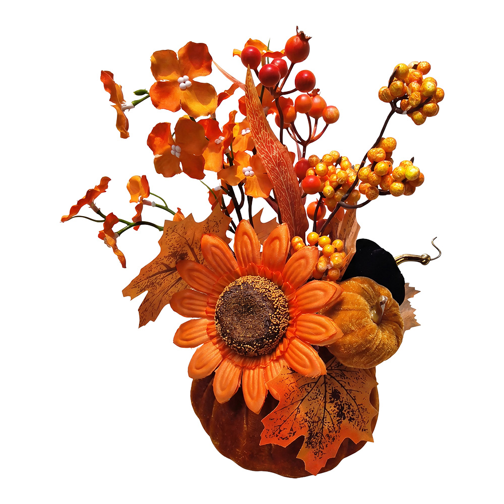 Deko Kürbis Orange Ø 15x35 cm