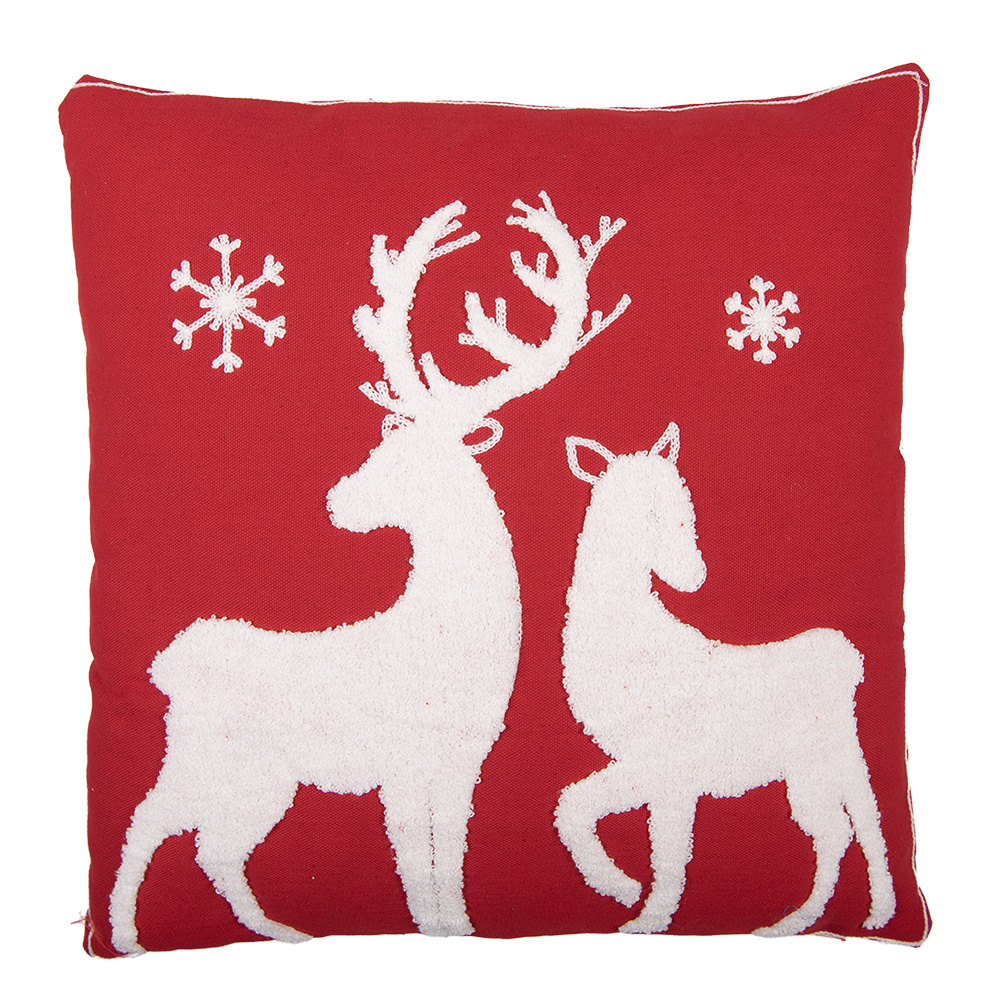 Coussin rempli Rouge Blanc 45x5x45 cm