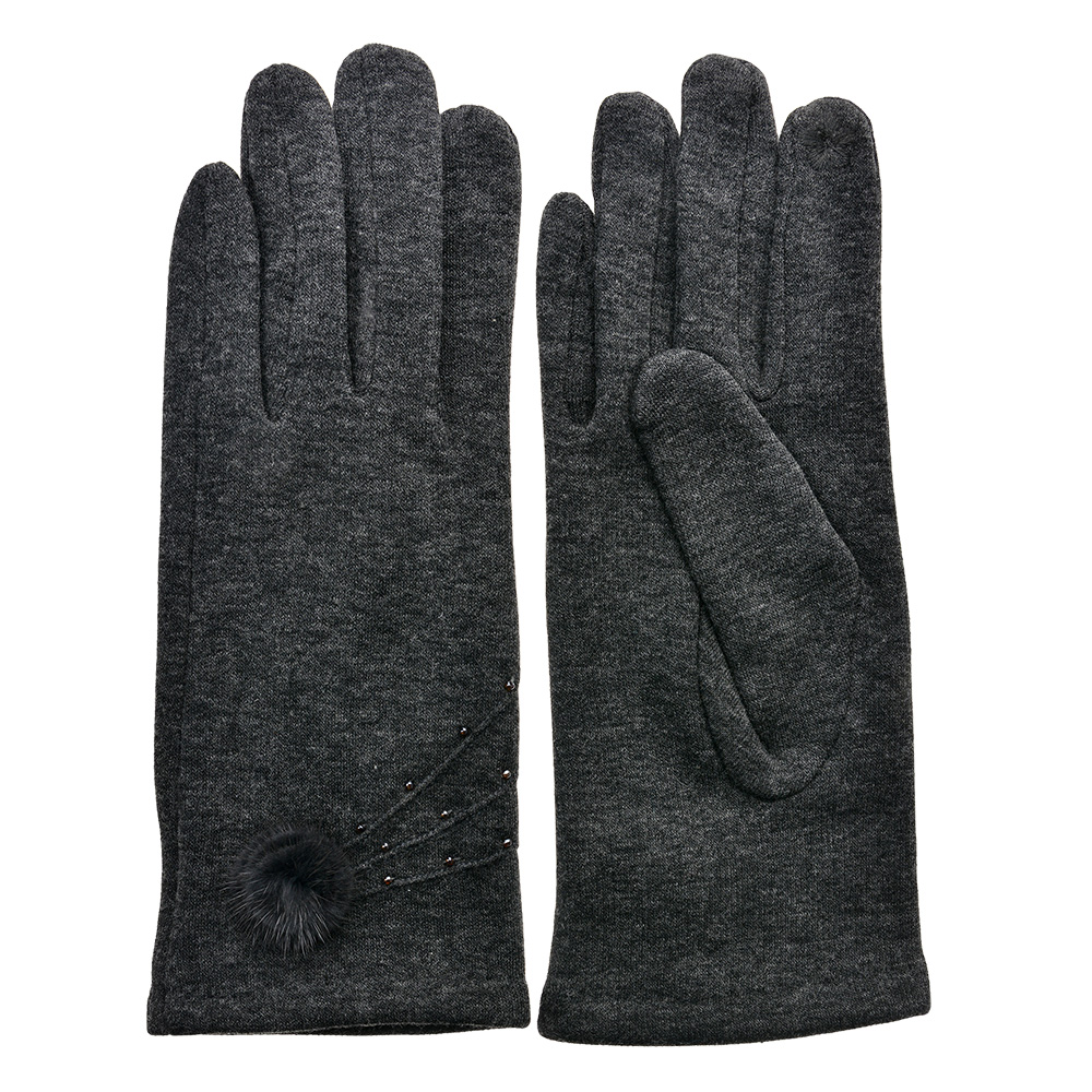 Handschuhe Winter Grau 9x24 cm