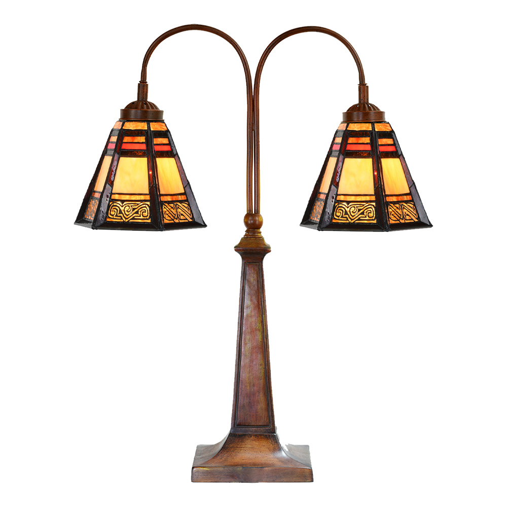 Tafellamp Tiffany 48x19x64 cm E27/max 2x60W