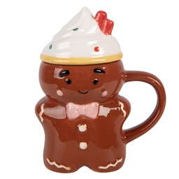 [6CEMU0240] Mok met deksel 12x8x15 cm / 250 ml