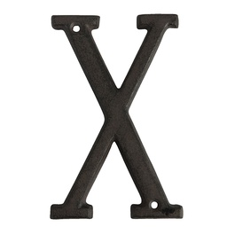 [6Y0840-X] Letter X 8x1x13 cm