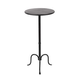 [6Y5799] Table basse Noir Ø 38x80 cm