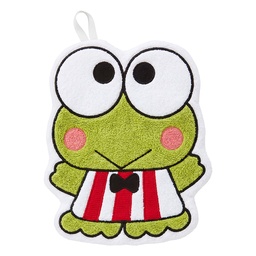 [67012] Guest Towel White Green 20x1x22 cm