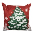 Housse de coussin Rouge Blanc 45x45 cm