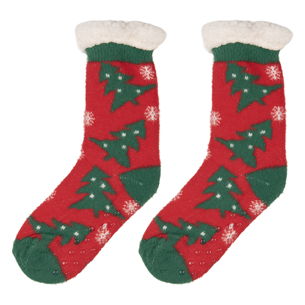 Chaussettes Rouge Vert one size