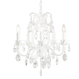 [5LL-CR93] Lampadario Trasparente Ø 50x56 cm E14/max 5x40W