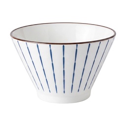 [6CEBO0254] Scodella Bianco Blu Ø 13x8 cm / 350 ml