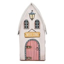 Decoration House Beige Green 12x11x23 cm