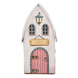 [6Y5995] Decoration House Beige Green 12x11x23 cm