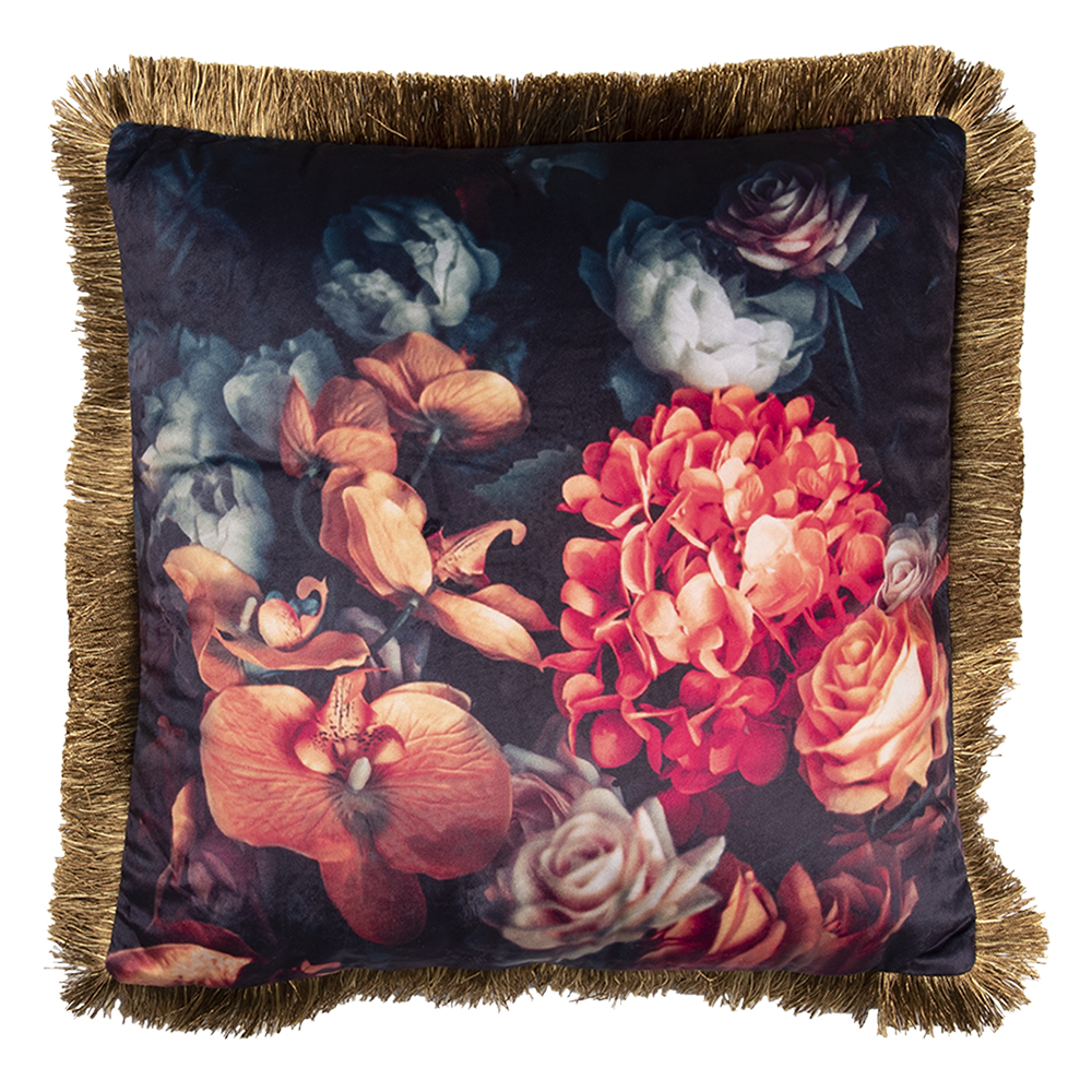 Cuscini da Divano Nero, Rosso 45x45x4 cm