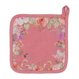 [FFA45P] Pot Holder Pink Beige 20x20 cm