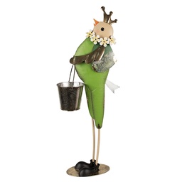 [5Y1219] Decoration Bird Green 30x15x83 cm