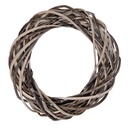 Decoration Kranz Braun Beige Ø 10x2 cm