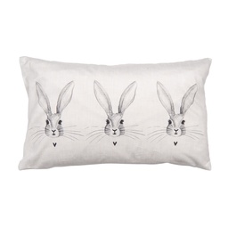 [RUB36] Housse de coussin Beige Gris 30x50 cm