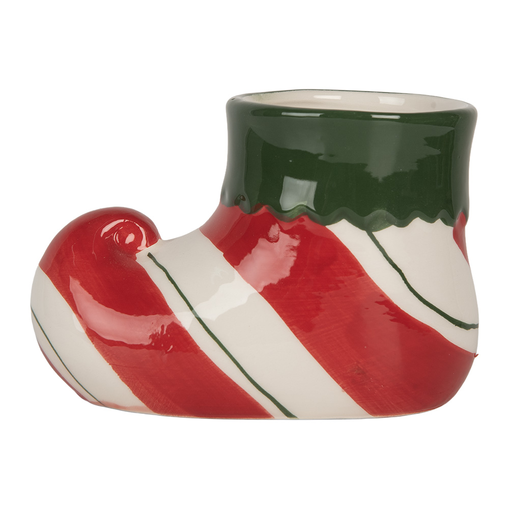 Pot de fleurs d'intérieur Rouge Vert 15x8x10 cm