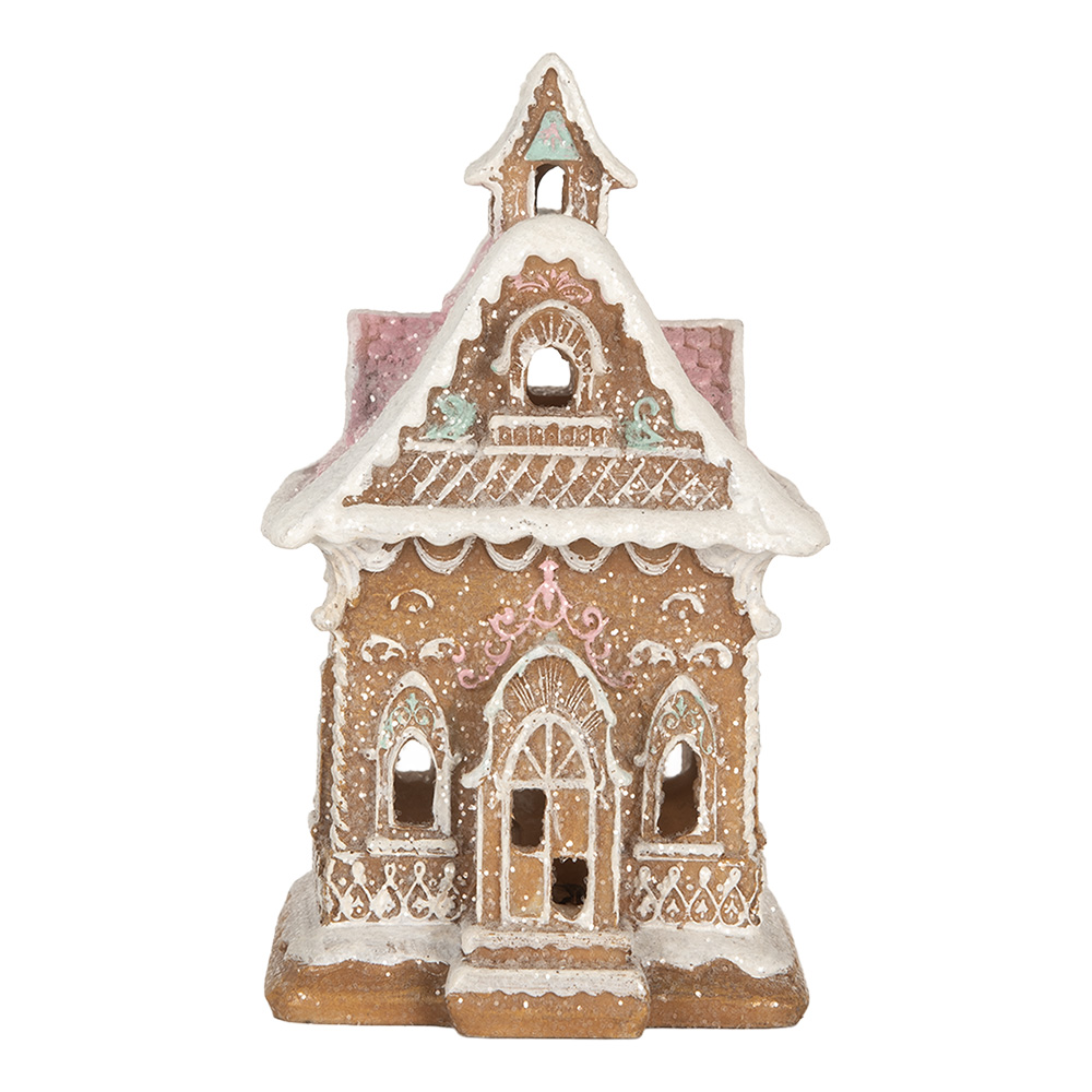 Decoratie huis met LED 9x10x15 cm