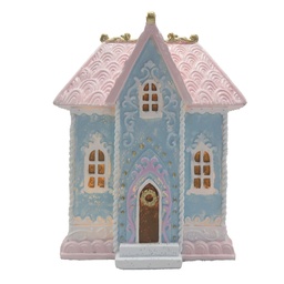 [6PR4198] Decorazione Casa con LED Blu Rosa 12x9x15 cm