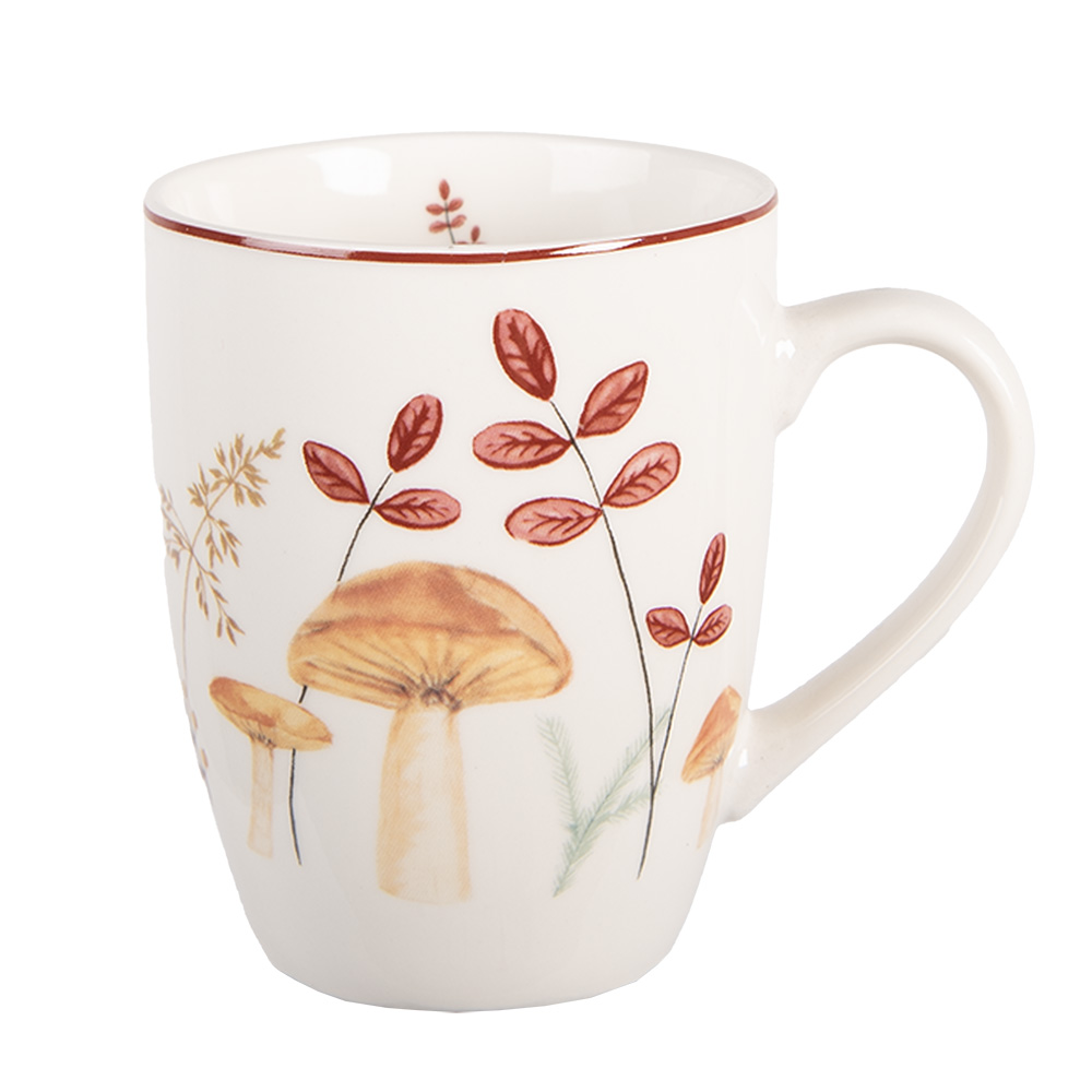 Tazza Beige Marrone 12x8x10 cm / 350 ml