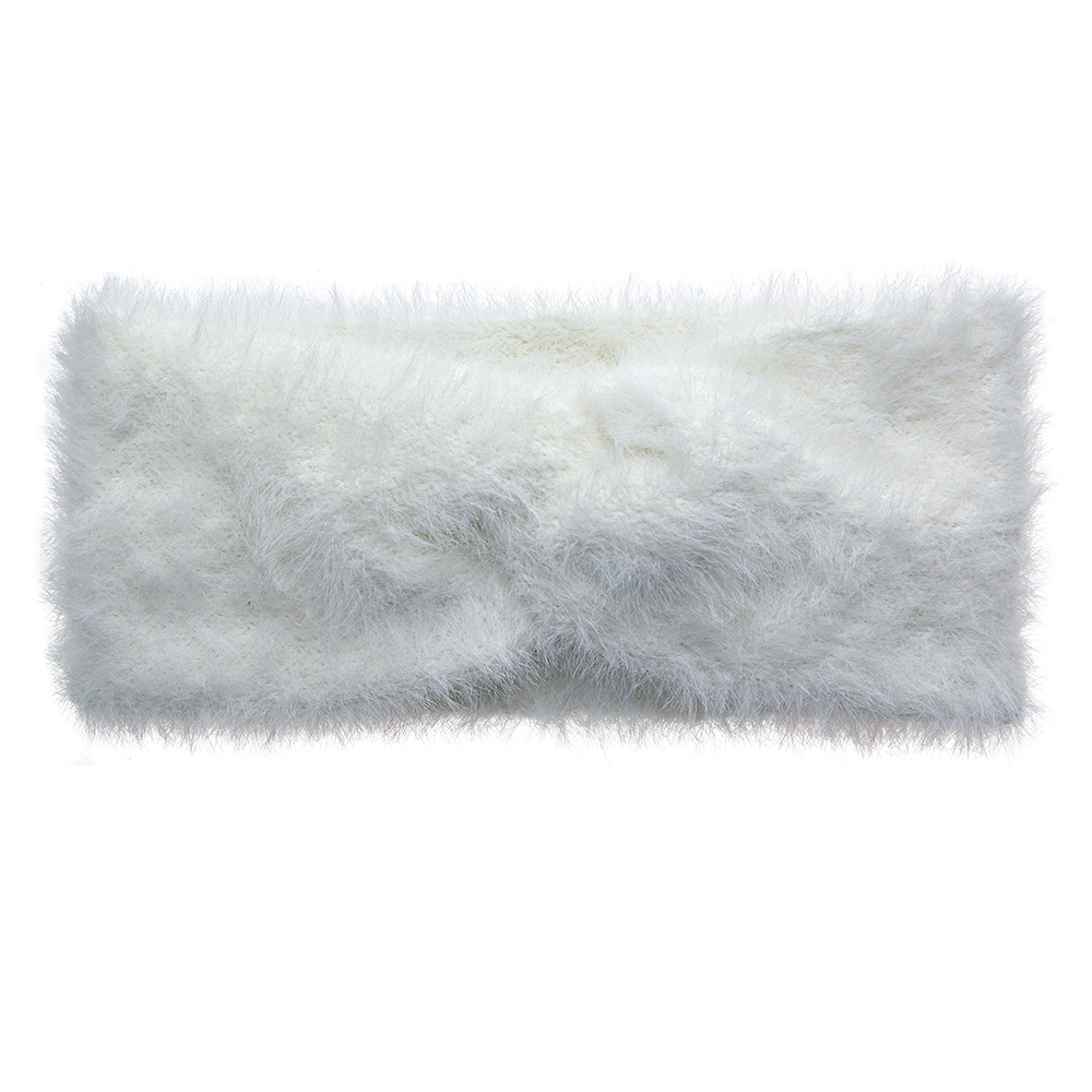 Bande de cheveaux 10x22 cm Blanc