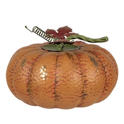 [6Y5614] Decorazione Zucca Arancio Ø 31x20 cm