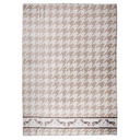 Plaid Braun Weiß 130x170 cm