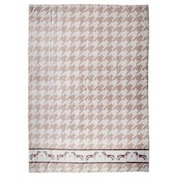 [DHL60] Throw Brown White 130x170 cm