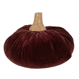 [65413] Decoration Pumpkin Red Ø 15x12 cm