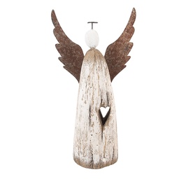[6H2420L] Decoratie engel 14x5x26 cm