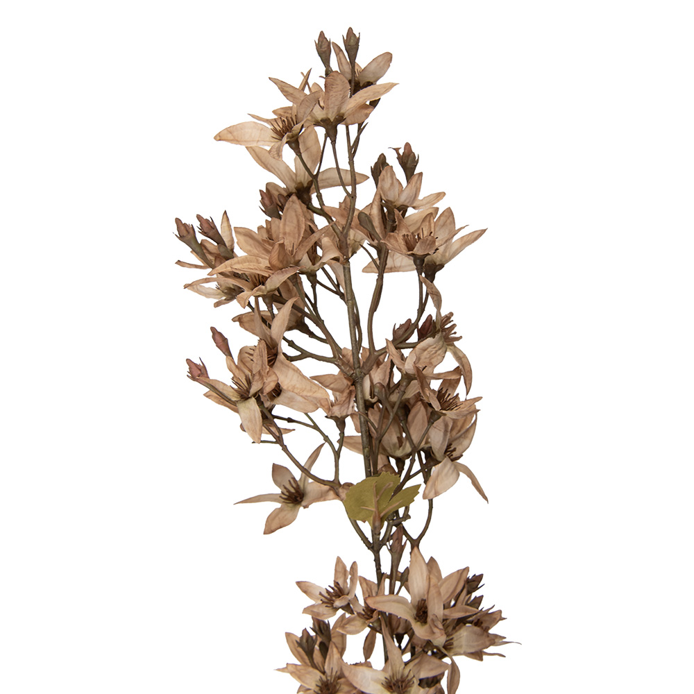 Decoratie tak met bloemen 10x10x95 cm