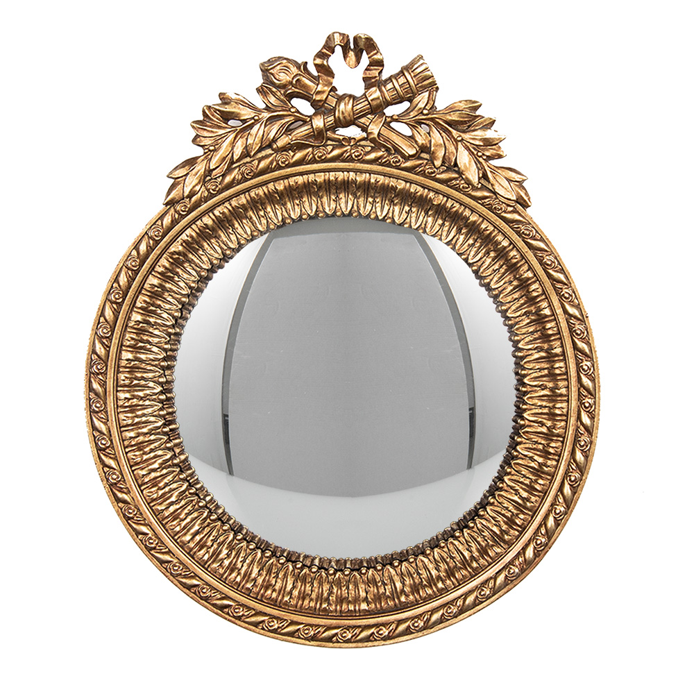 Miroir mural Couleur or 18x3x22 cm