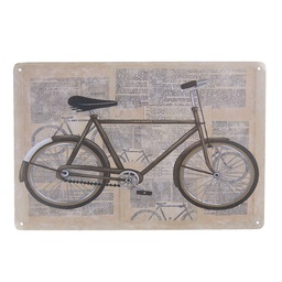 [6Y3499] Tableau de texte Beige, Gris 30x1x20 cm