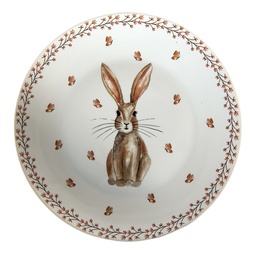 [REBDP] Crockery Breakfast Plates Beige, Brown Ø 20x2 cm
