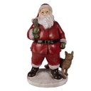 Décoration de Noël père Noël Rouge 16x14x26 cm