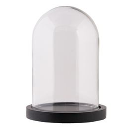 [6GL2168Z] Campana di Vetro Trasparente Ø 12x17 cm