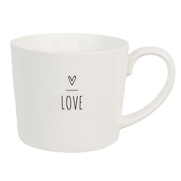 [6CEMU0148] Mug White 12x8x7 cm / 275 ml