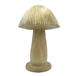 [6PR4156] Decoration Mushroom Brown Ø 13x20 cm