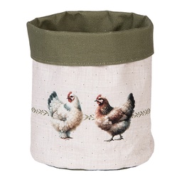 [BYC50] Breadbasket Beige Brown Ø 15x16 cm
