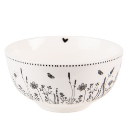 [FAFBO] Bol Beige Noir Ø 14x7 cm / 500 ml