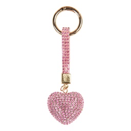 [JZKC0219] Sleutelhanger roze 4x3x13 cm