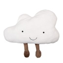 Cuscino imbottito Bianco Marrone 55x30x4 cm