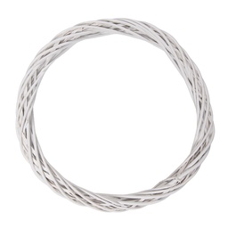 [6RO0603XLW] Decoration Ghirlanda Bianco Ø 50x5 cm