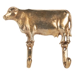 [6Y5895] Wandhaken Goldfarbig 17x4x15 cm