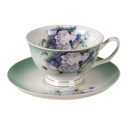 [6CE1276] Kop en schotel 12x10x6 cm / Ø 15x2 cm / 200 ml