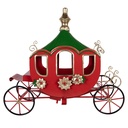 Decoratie koets 38x16x33 cm