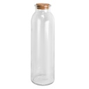 Deko Flasche Transparent Ø 5x19 cm