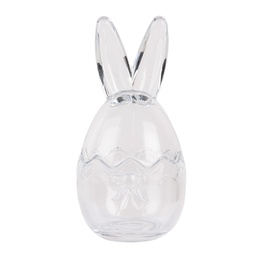 [6GL4916] Storage Jar with Lid Transparent Ø 9x17 cm