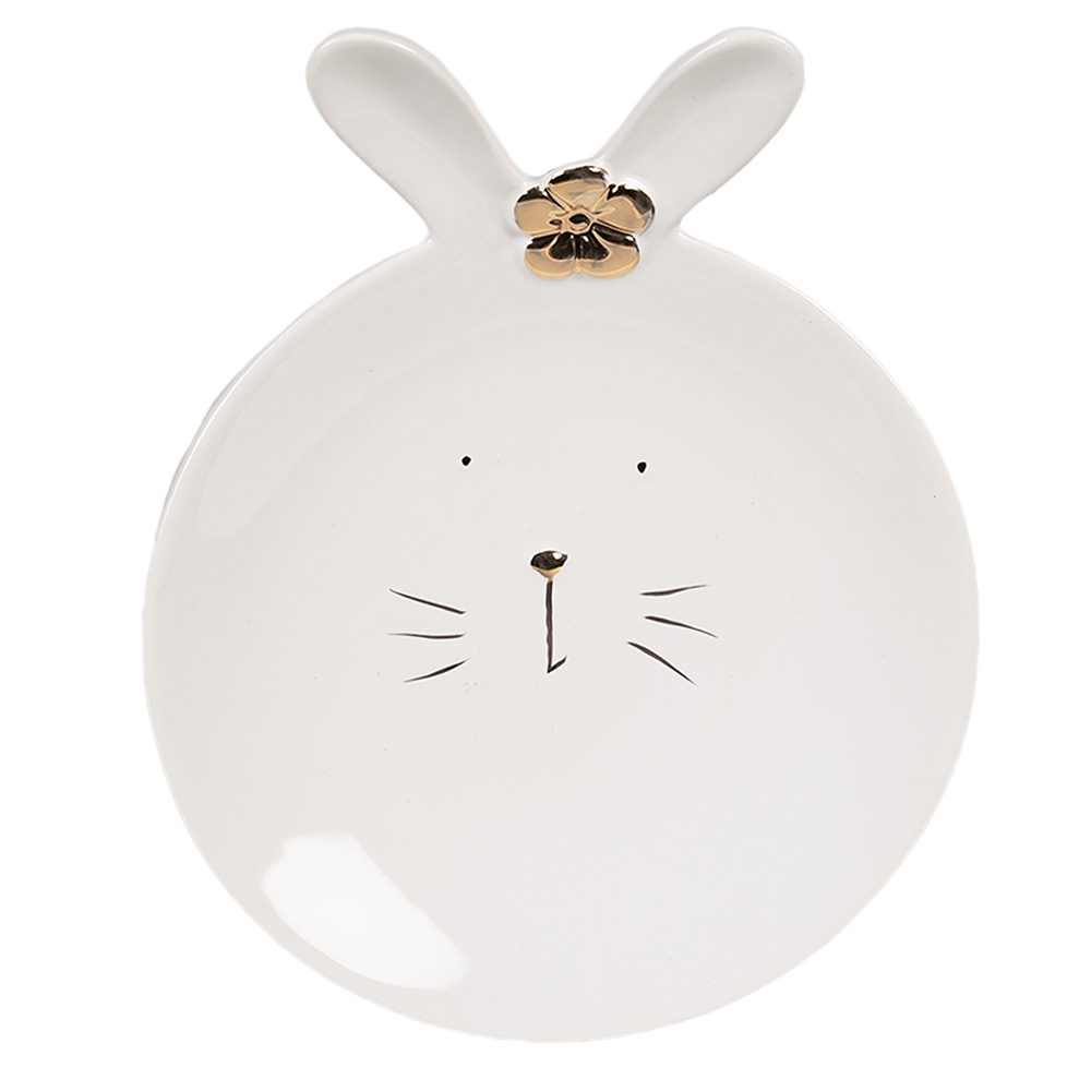 Crockery Breakfast Plates White 19x15x5 cm